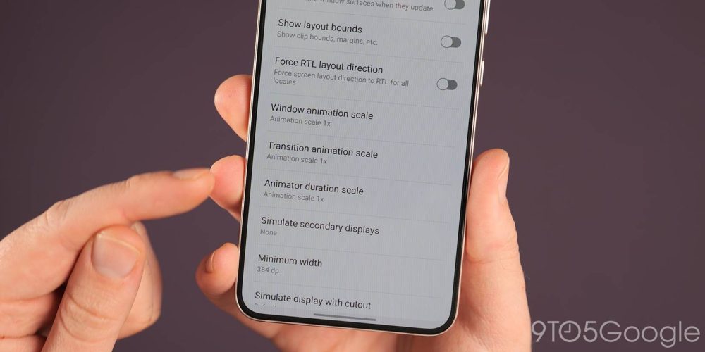 android developer options