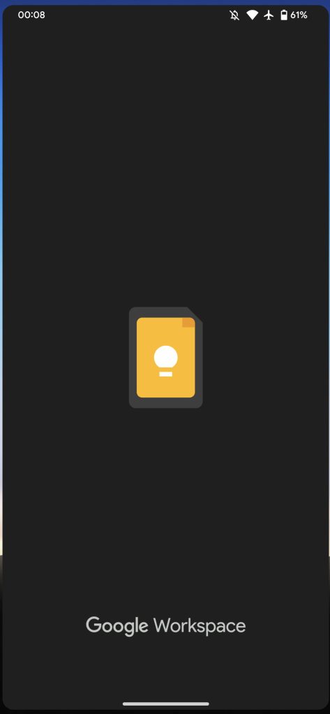 Android animated splash screen