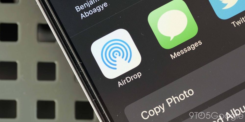 iOS Android airdrop