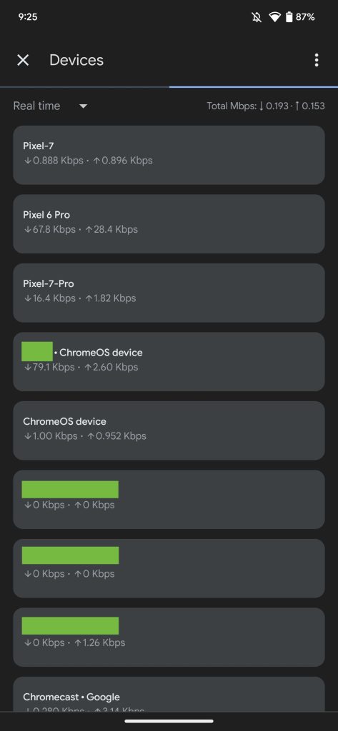 Google Home Wifi devices