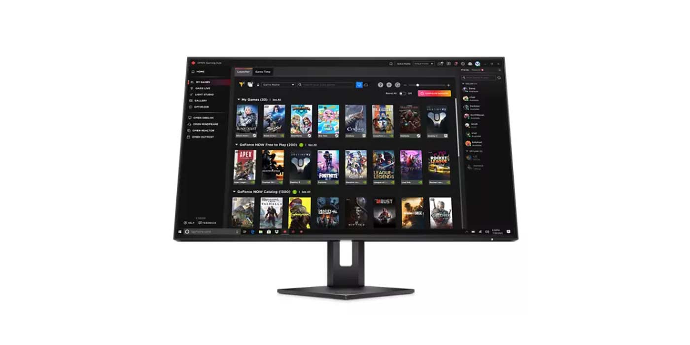 geforce now omen gaming hub
