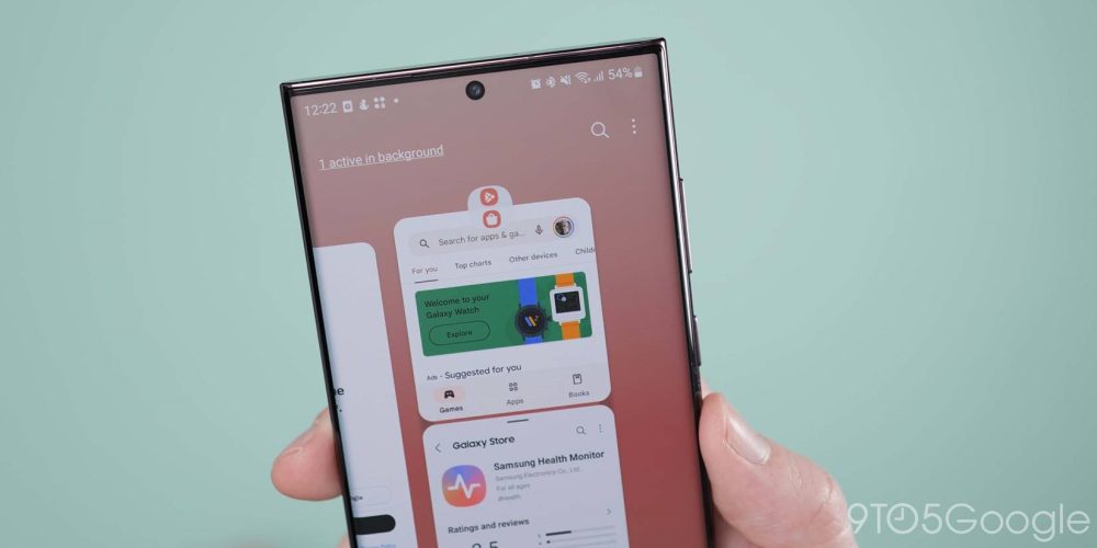App pairs in split-screen android 13