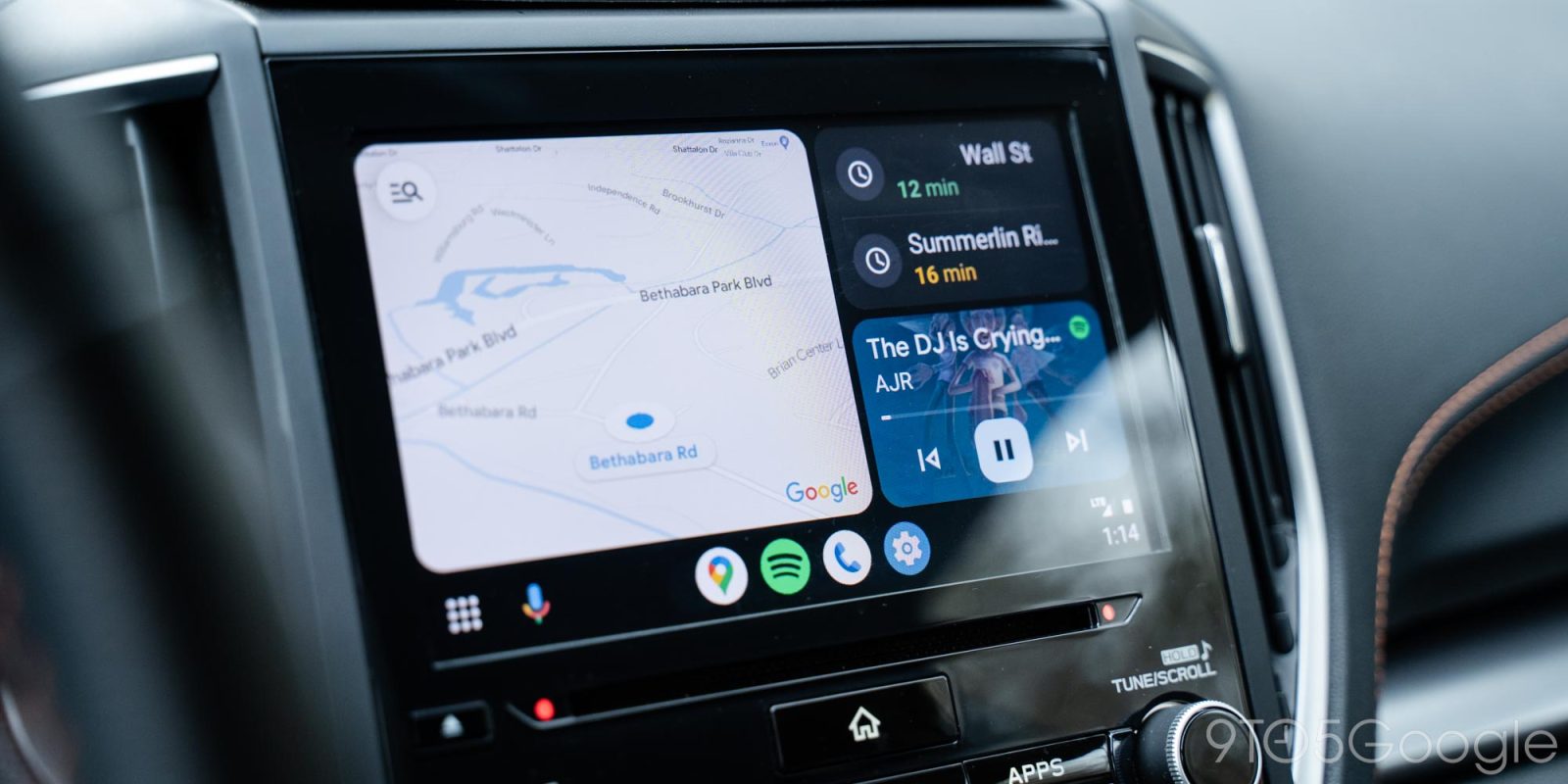 android auto dashboard redesign