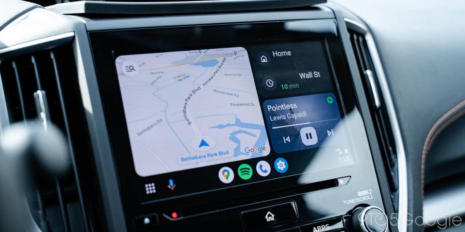 android auto dashboard redesign