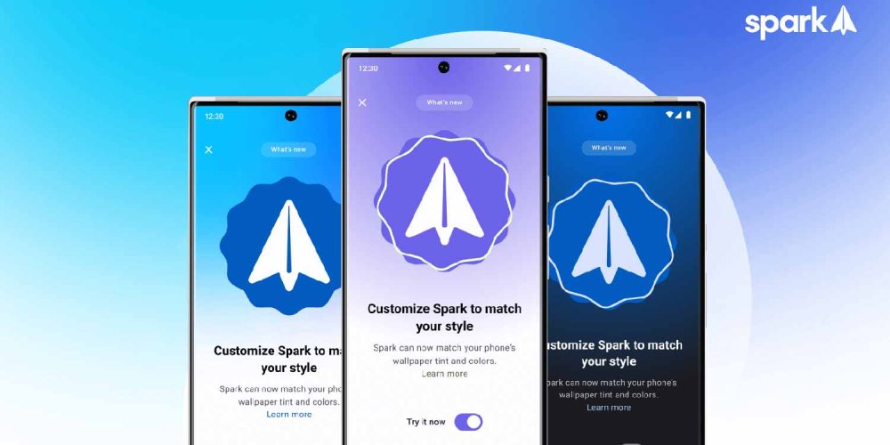 Spark Android 13 material you support