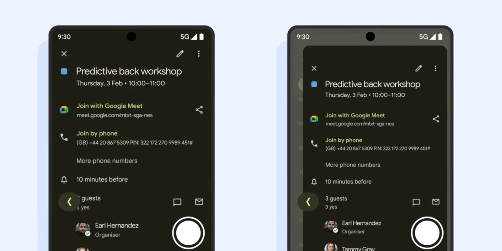 Android Predictive Back