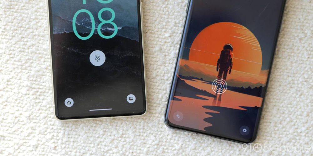 oneplus 11 and pixel 7 fingerprint scanners