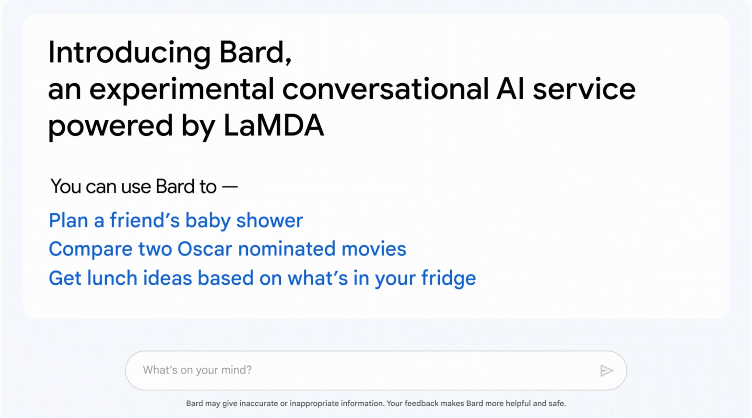 Google Bard