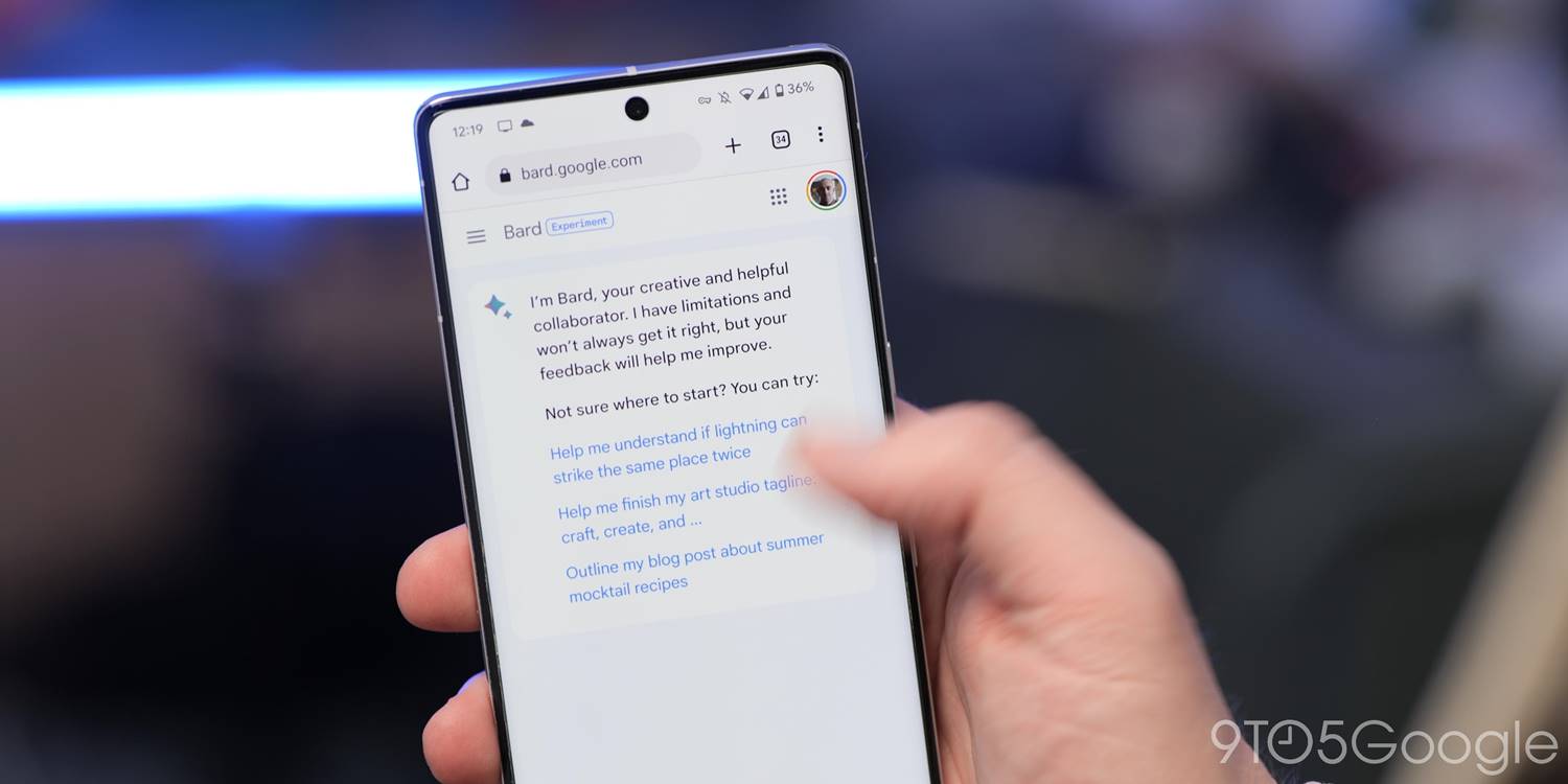 google bard on pixel