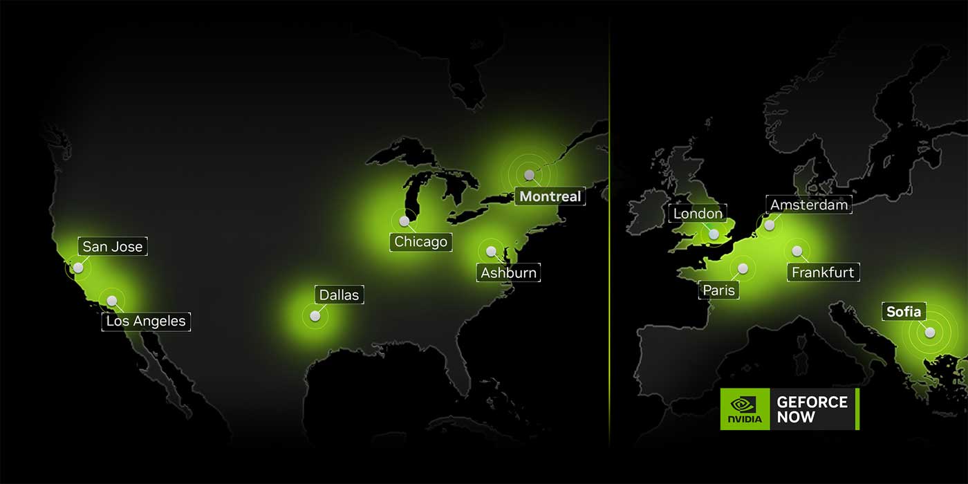 GeForce Now RTX 4080 Bulgaria map