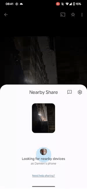 material you nearby share