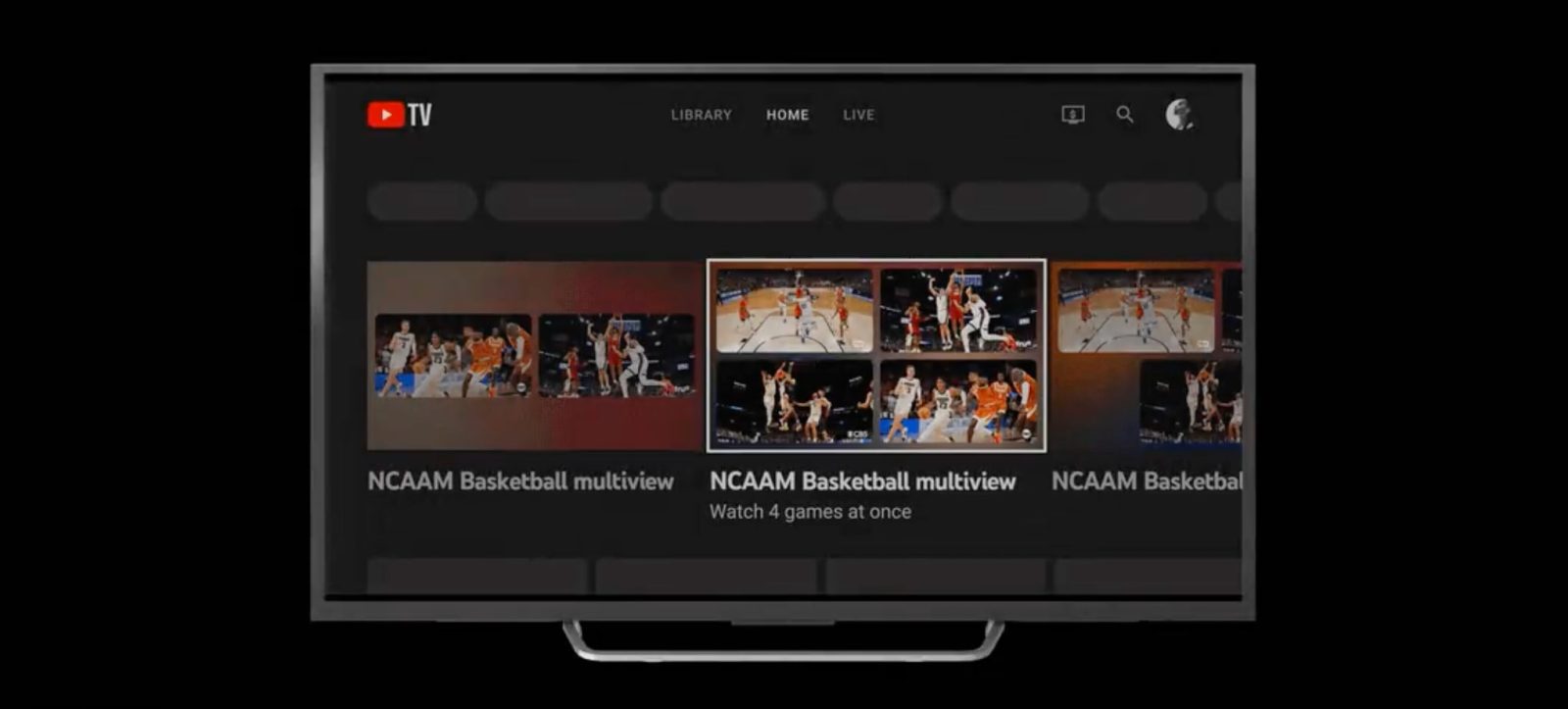 YouTube TV Multiview