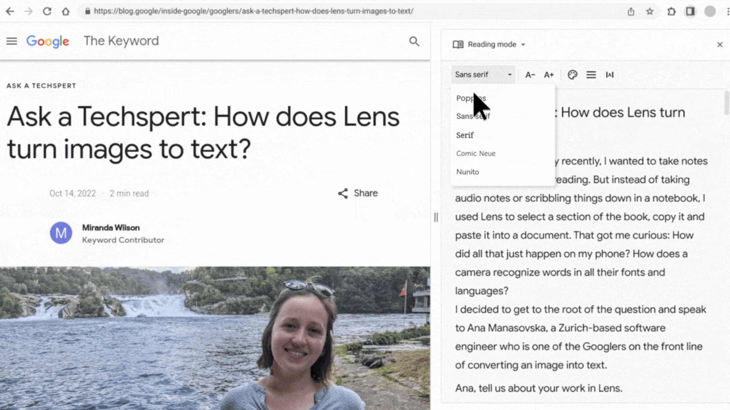 Chrome Reading Mode