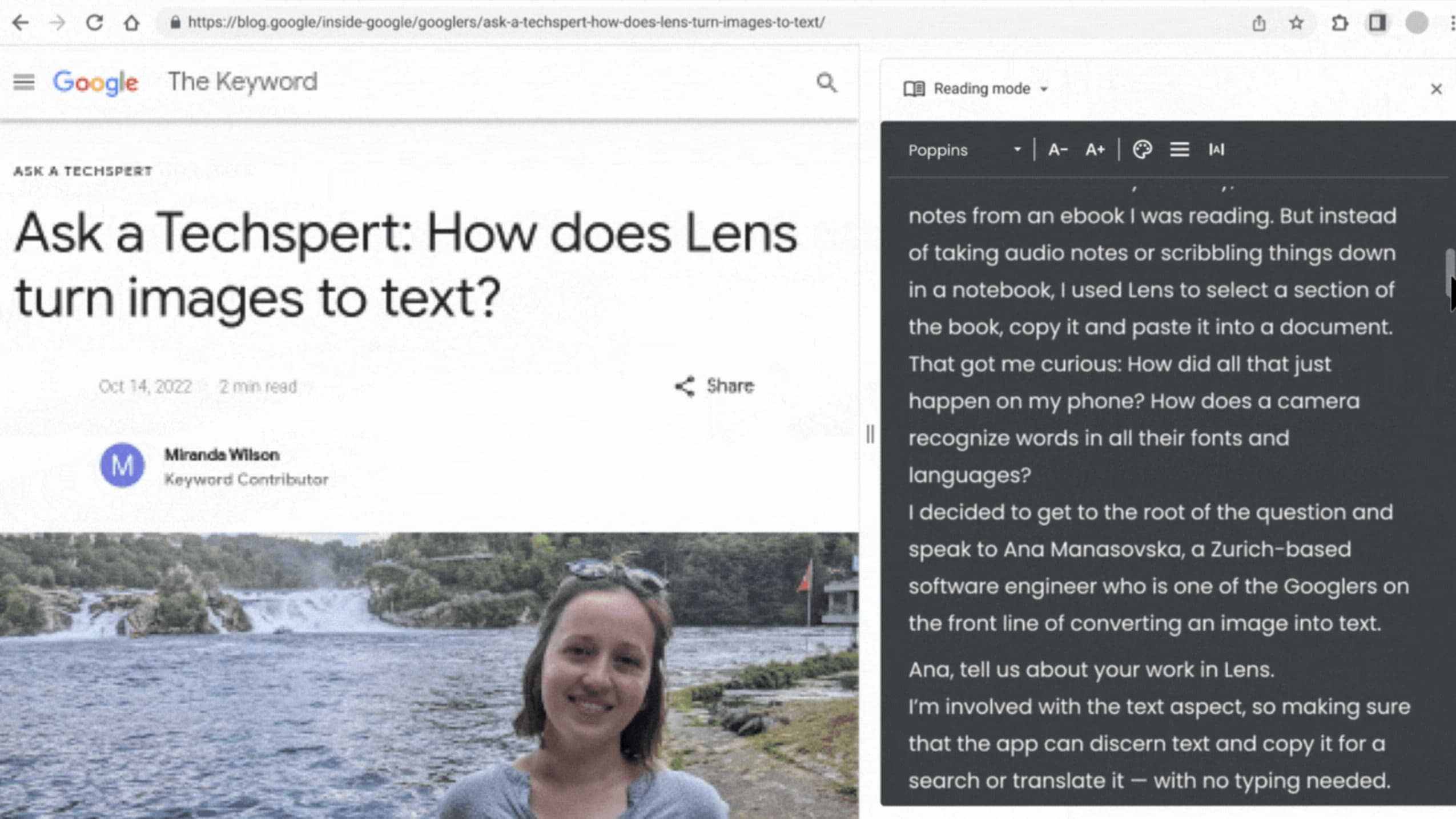 Chrome Reading Mode