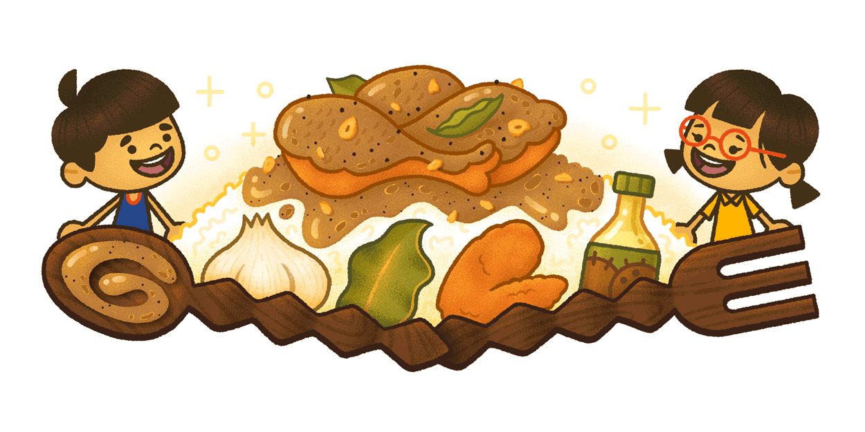 Filipino adobo Google doodle