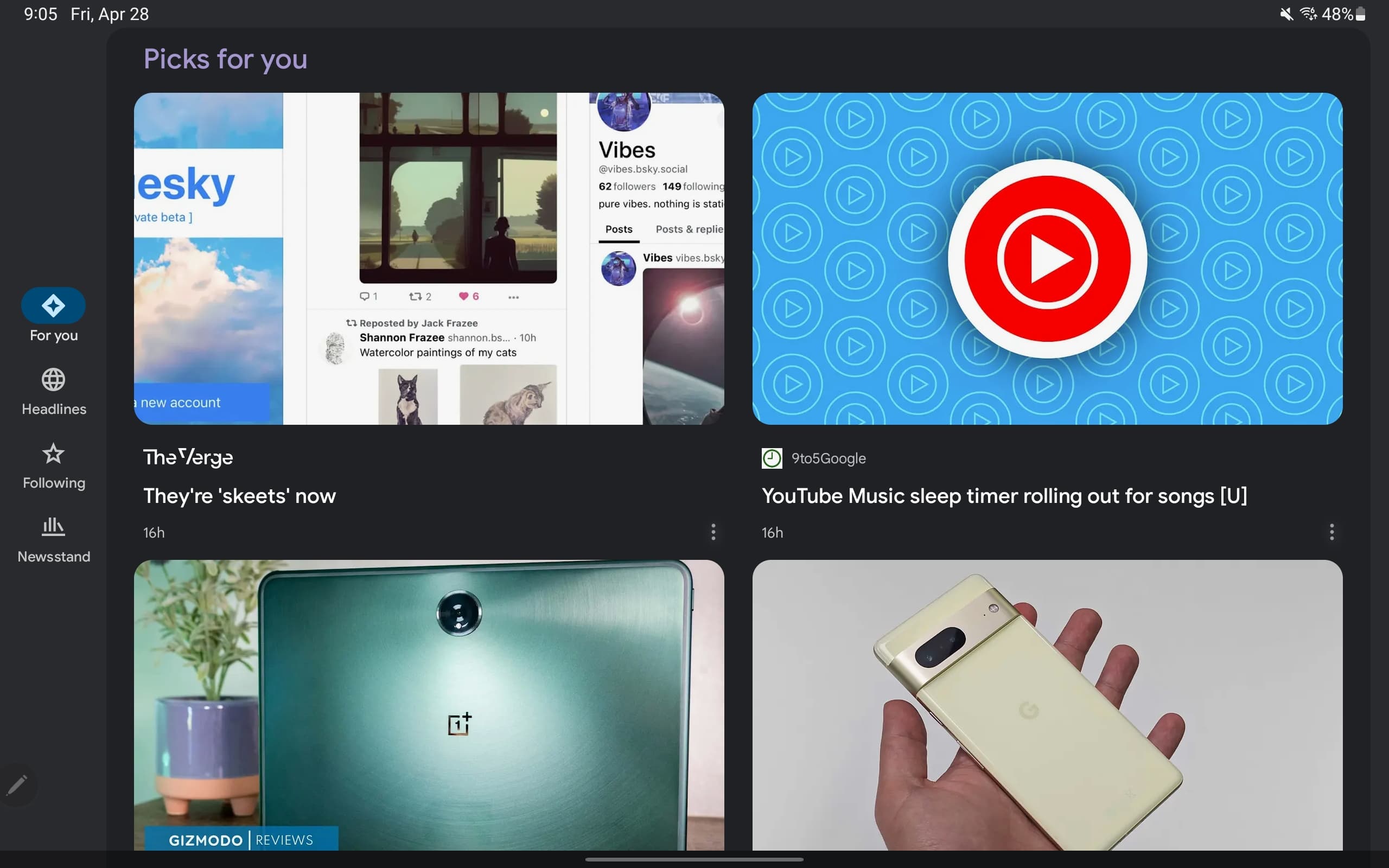 Tech News Material You