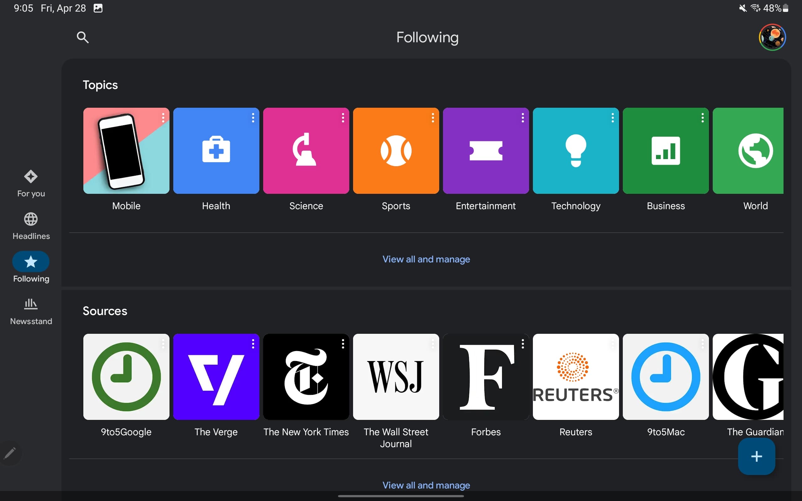 Tech News Material You