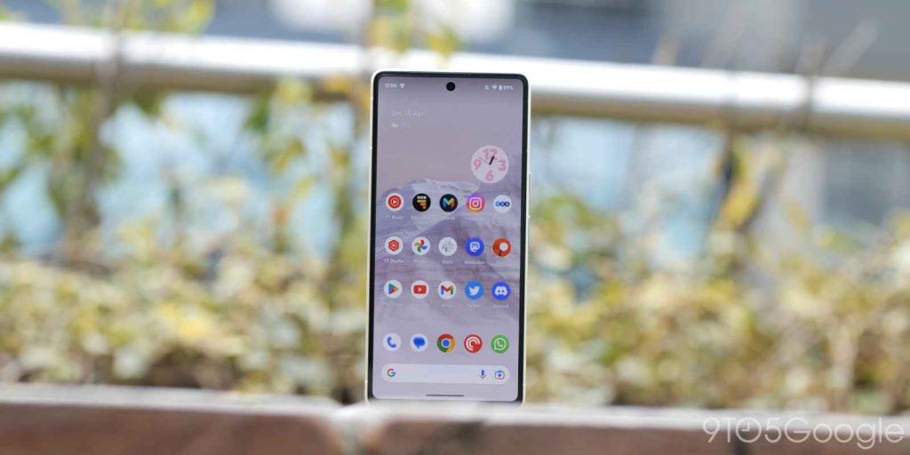 Google Pixel 7 screen