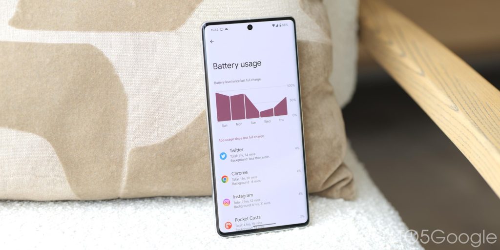 Google Pixel 7 Pro battery
