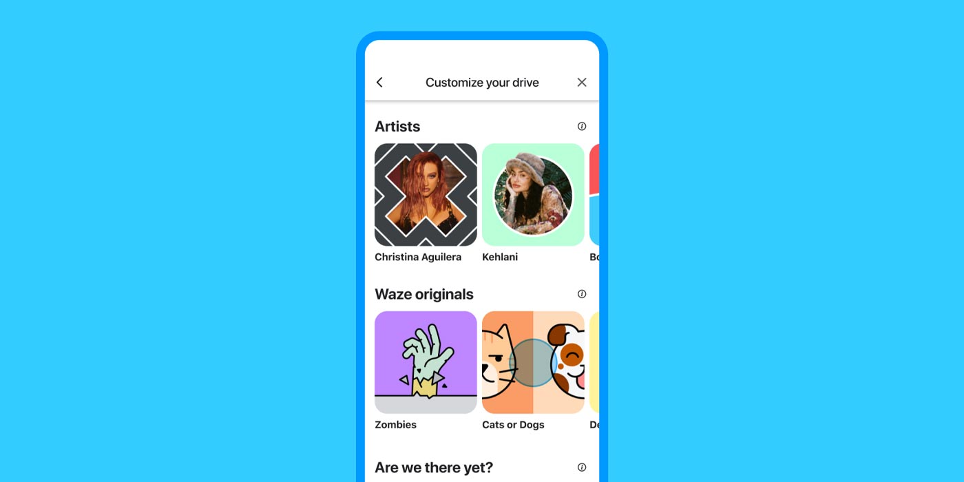 waze customize drive