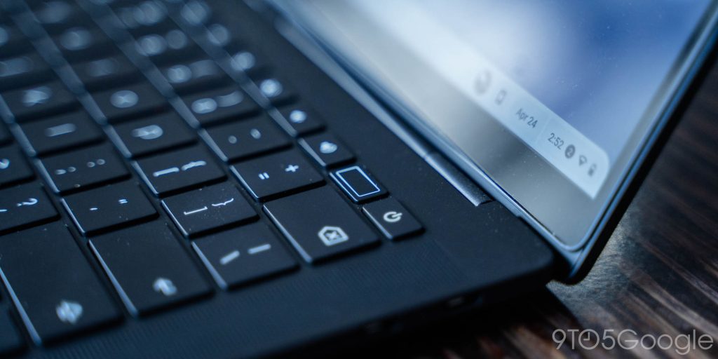 hp dragonfly pro chromebook fingerprint sensor