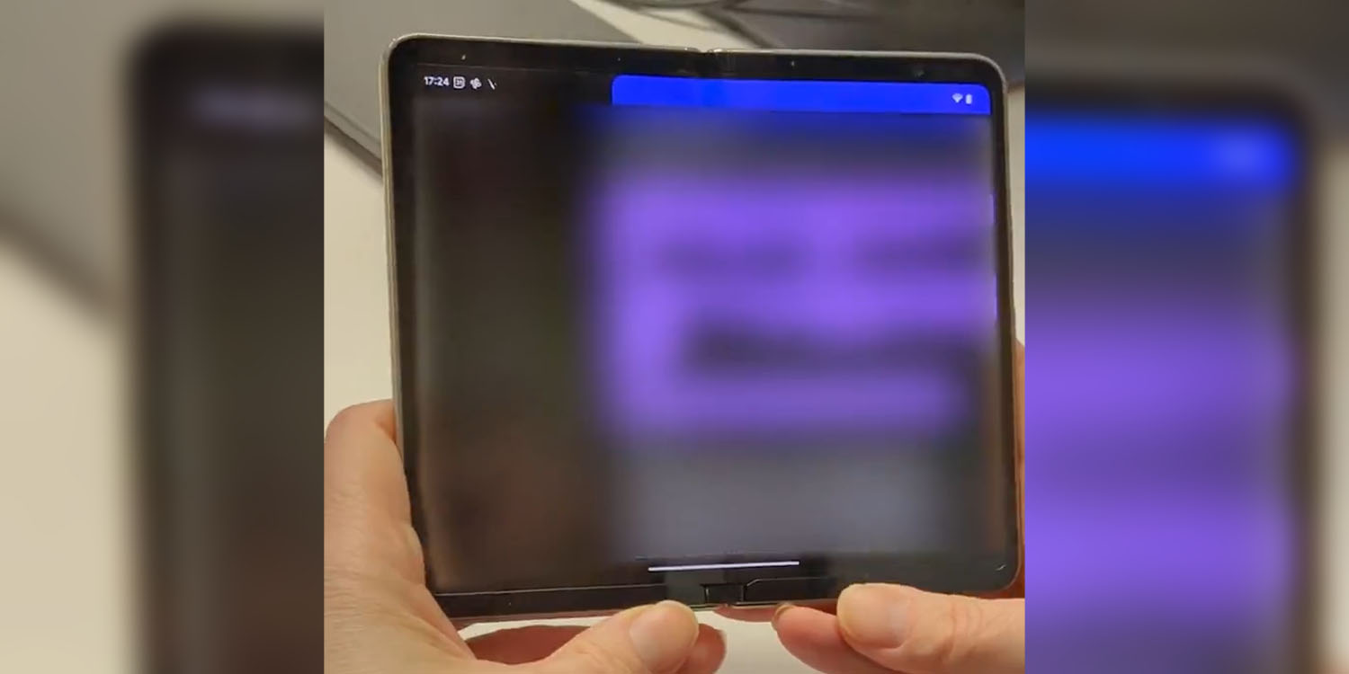 google pixel fold bezels leak