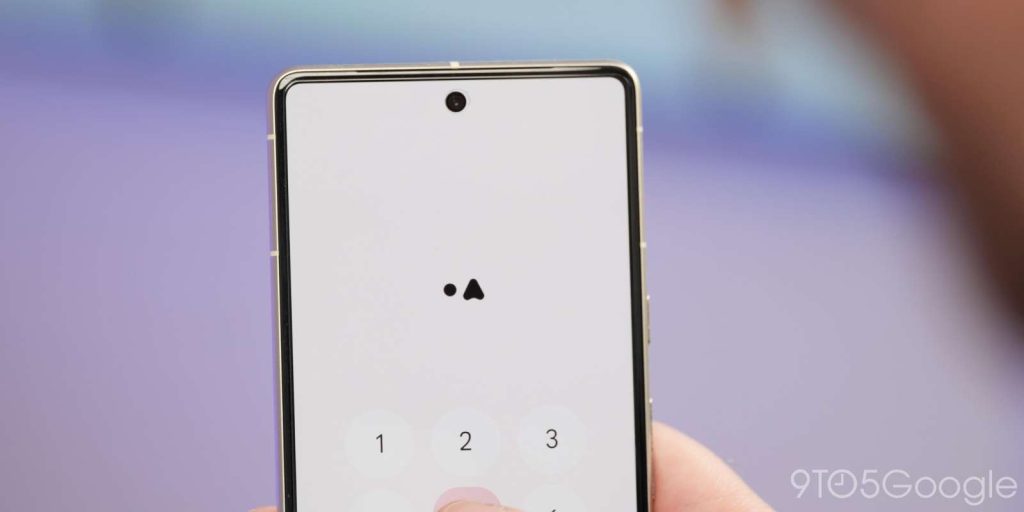 Android 14 Beta 2 pin entry