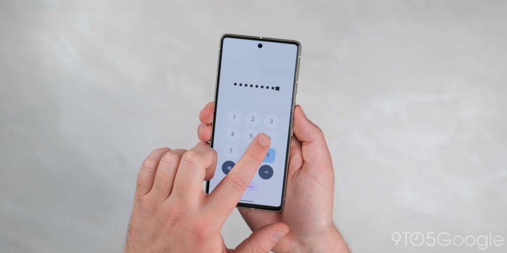 Android 14 Beta 2 pin entry
