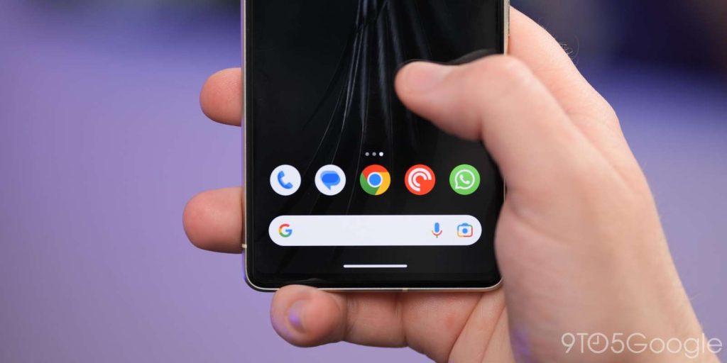 Android 14 Beta 2 pixel launcher page indicator