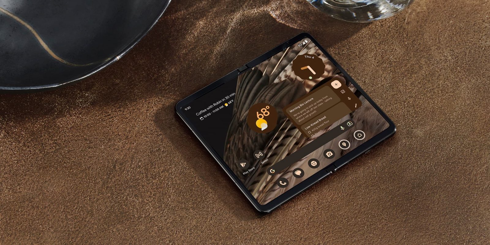 google pixel fold open