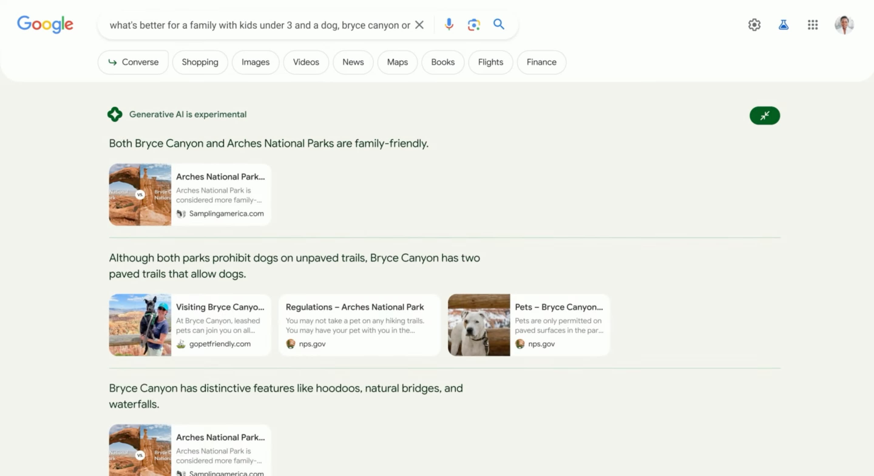 Google Search Generative Experience