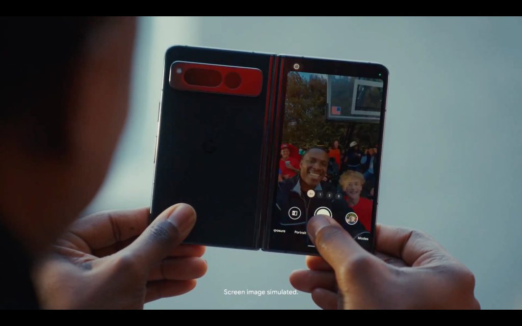 Pixel Fold NBA ad