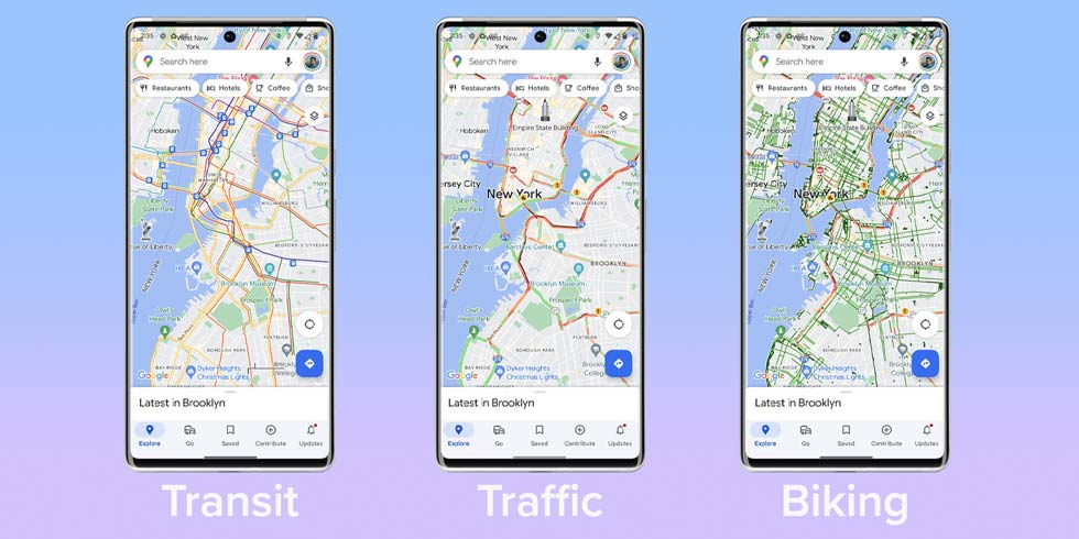 google maps layers