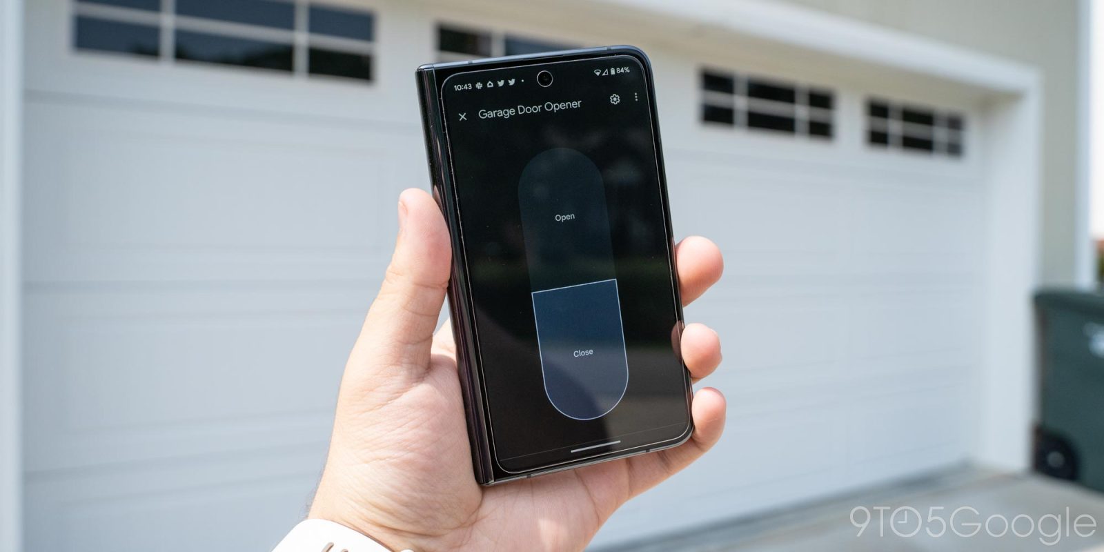 google home garage door opener
