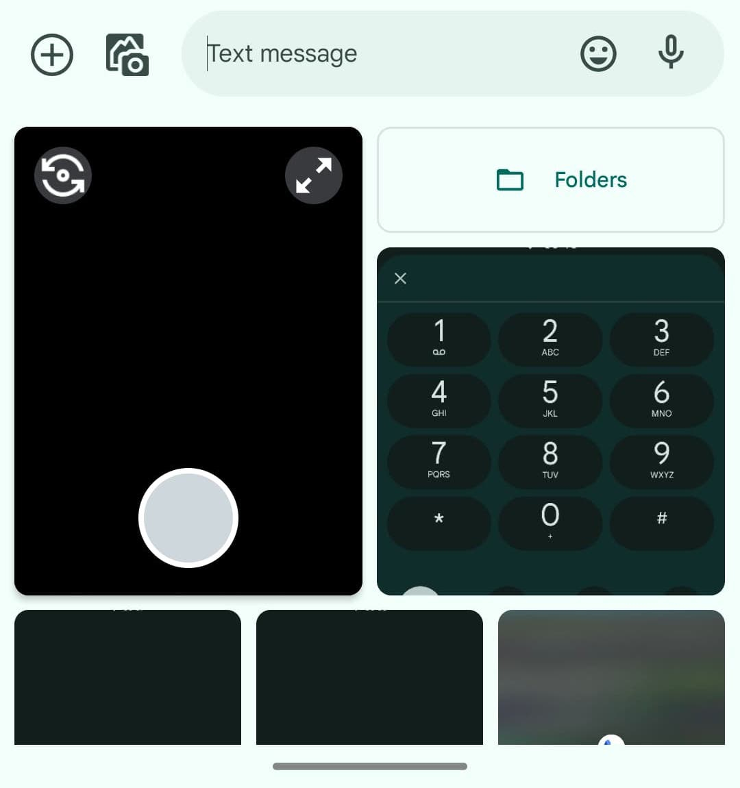 Google Messages crowded