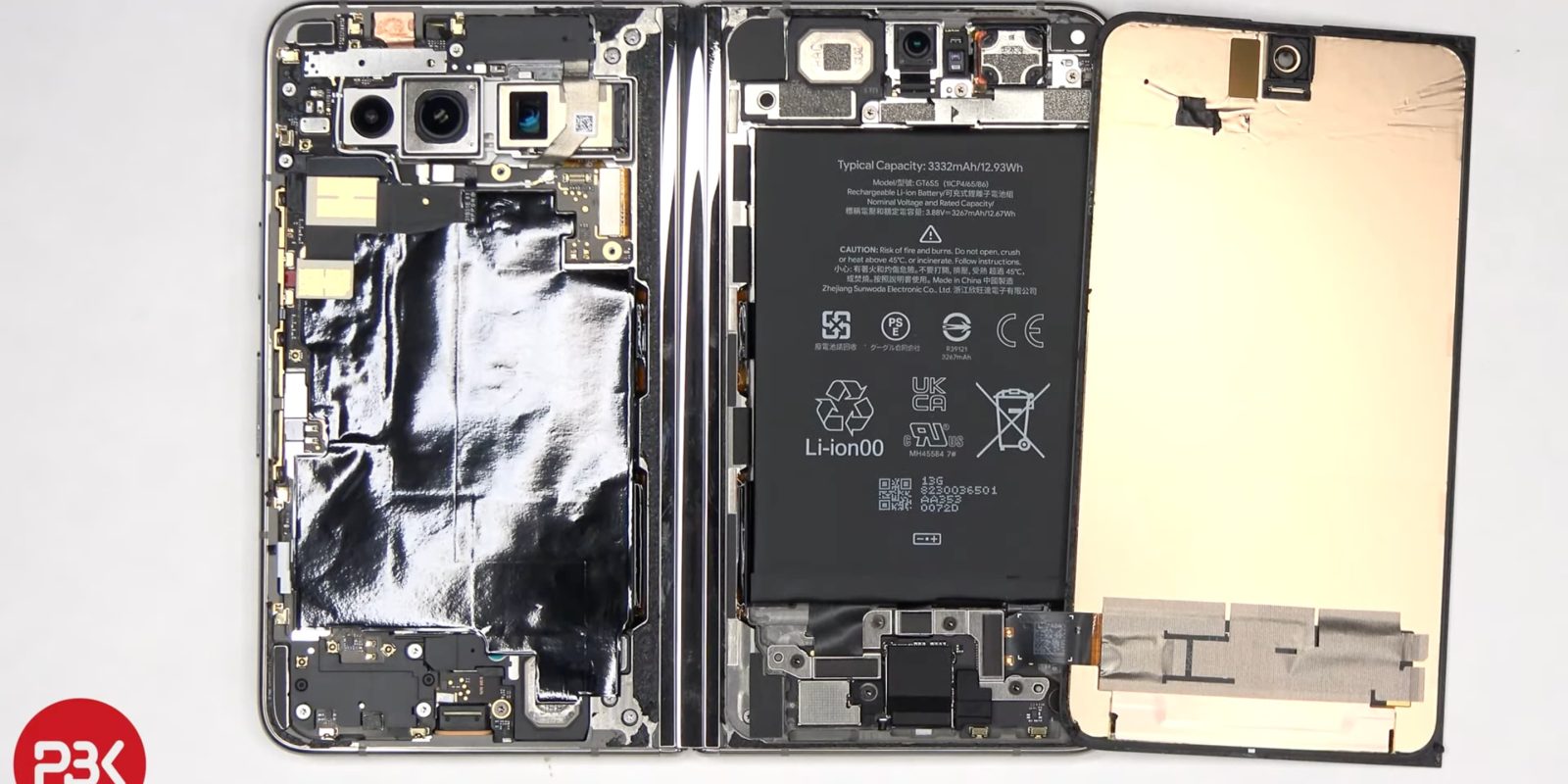 Google Pixel Fold teardown