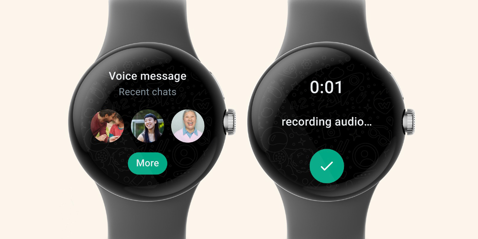 whatsapp wear os