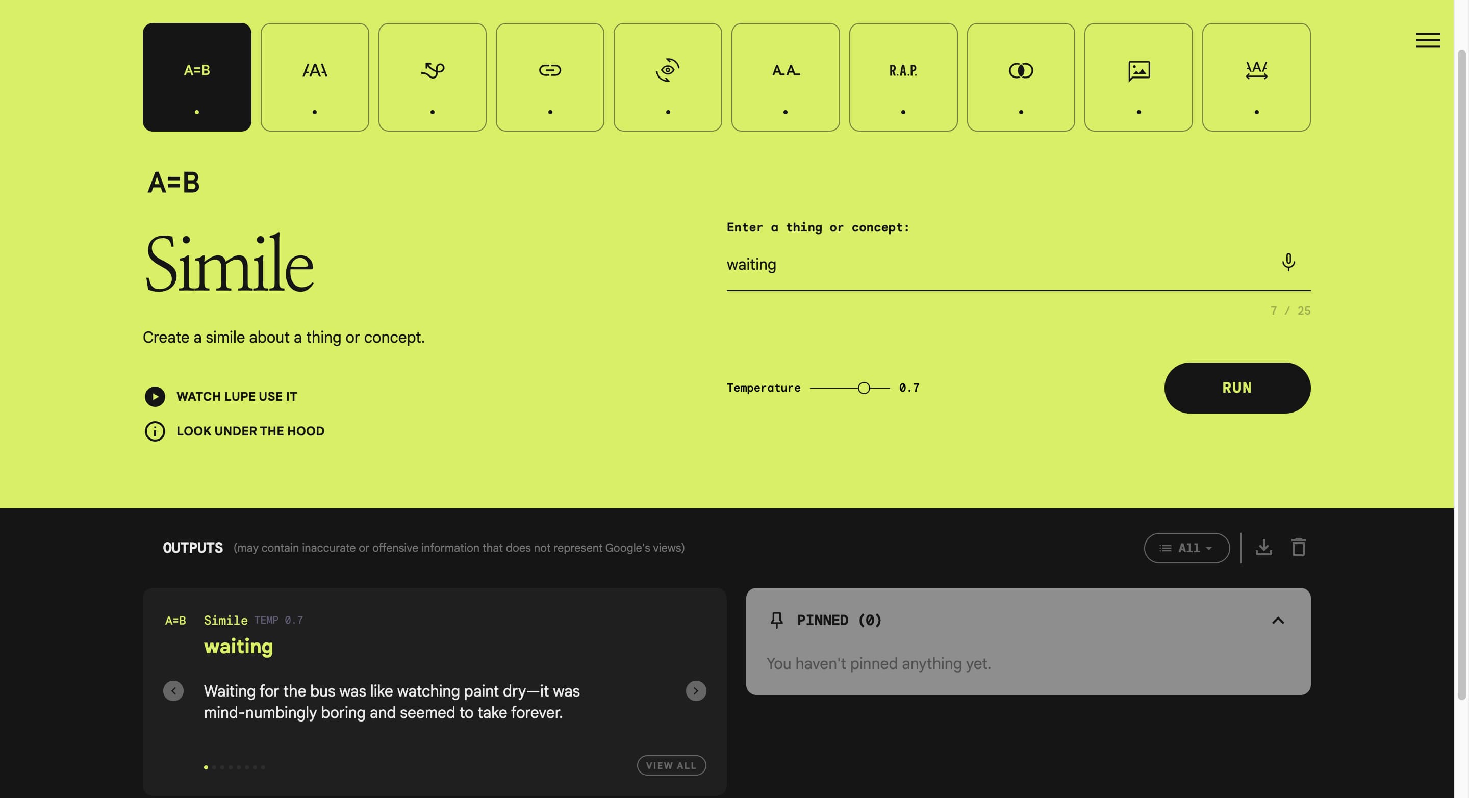 Google TextFX