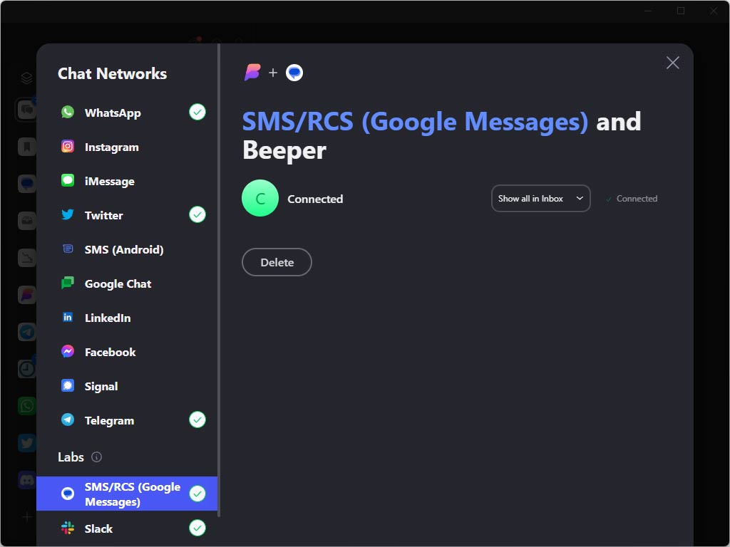 imessage google messages beeper