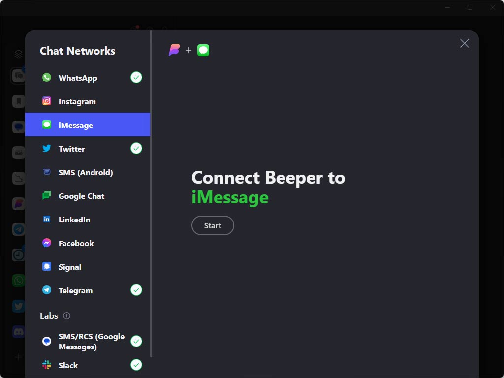 imessage google messages beeper