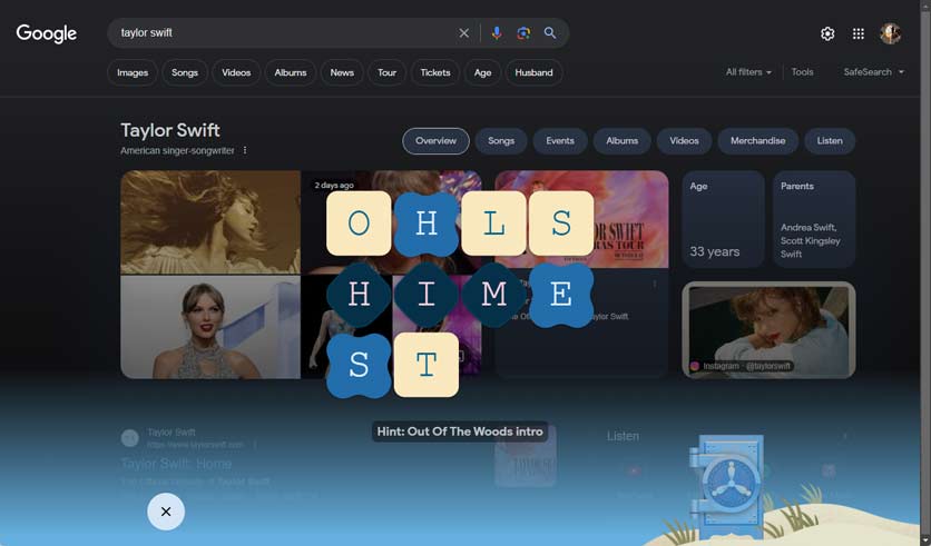 taylor swift puzzle