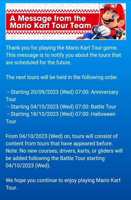 mario kart tour
