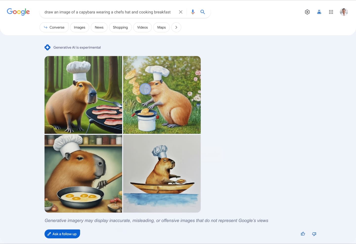 Google SGE image generator