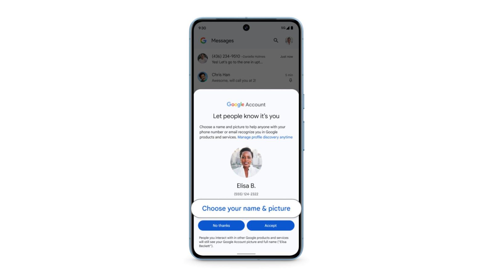 Google Messages Profile photos