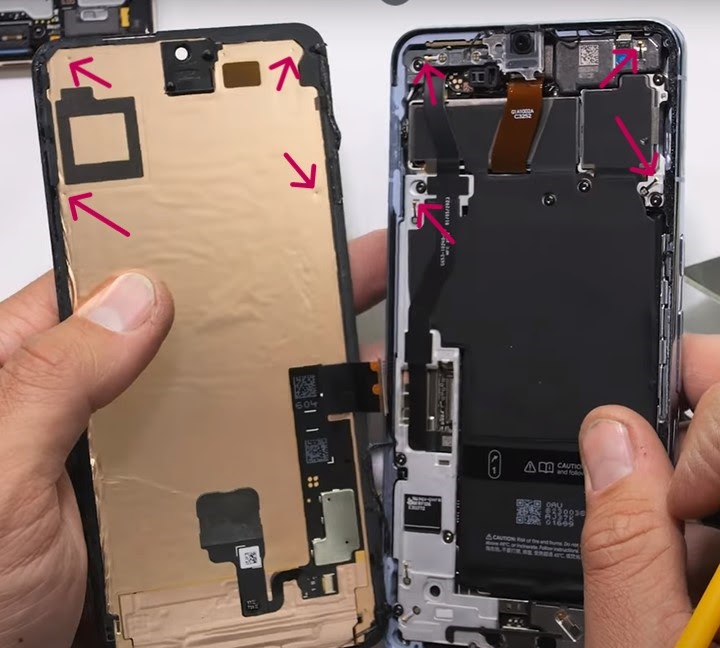 Pixel 8 Pro bumps
