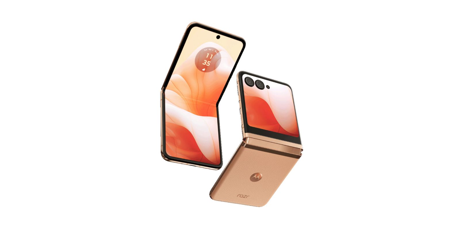 motorola razr+ peach fu