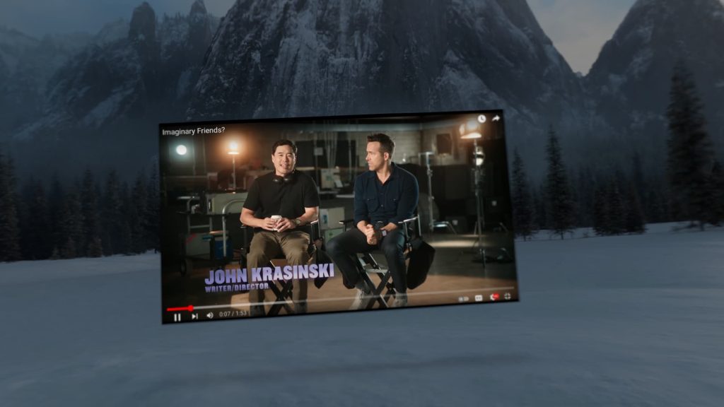 YouTube Vision Pro