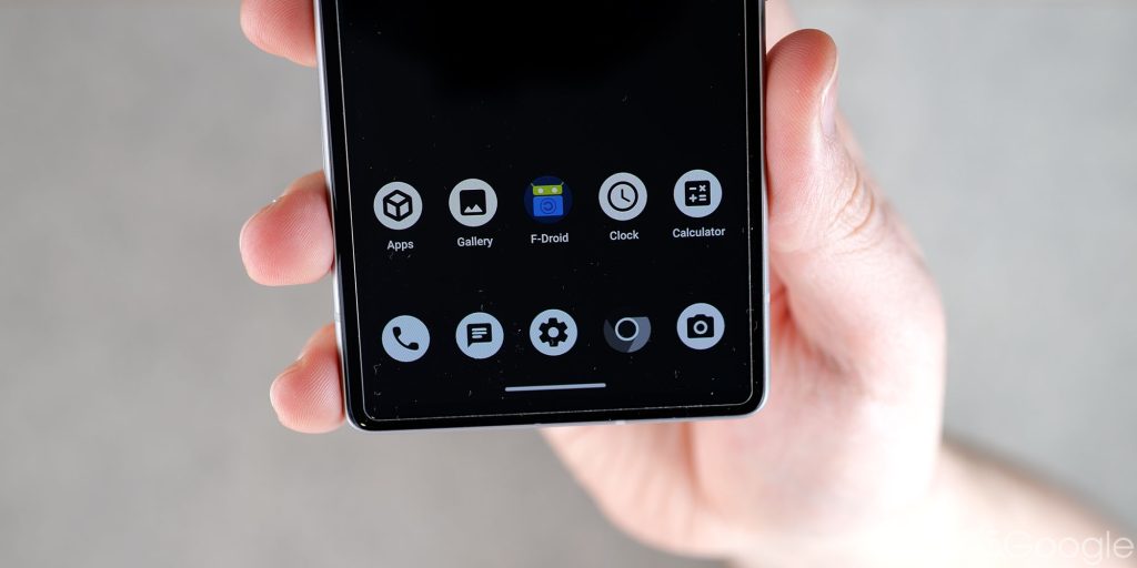 grapheneos homescreen