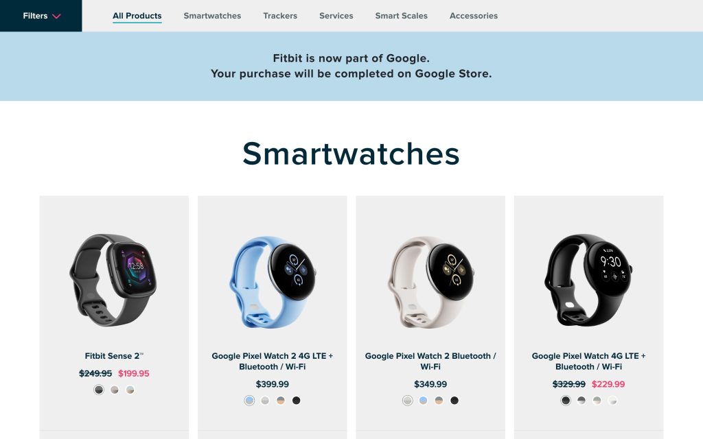 Fitbit Google Store