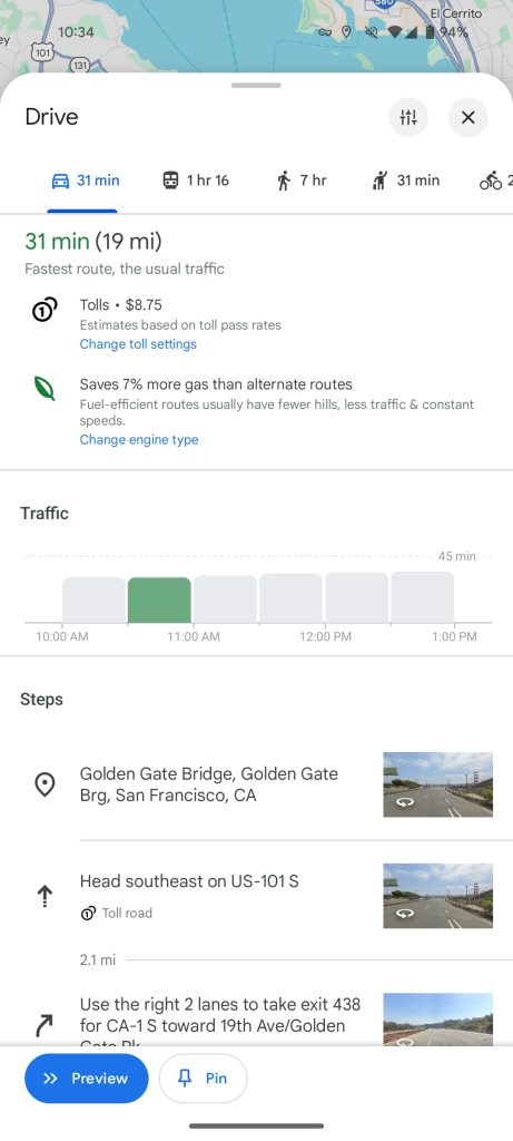 Google Maps redesign
